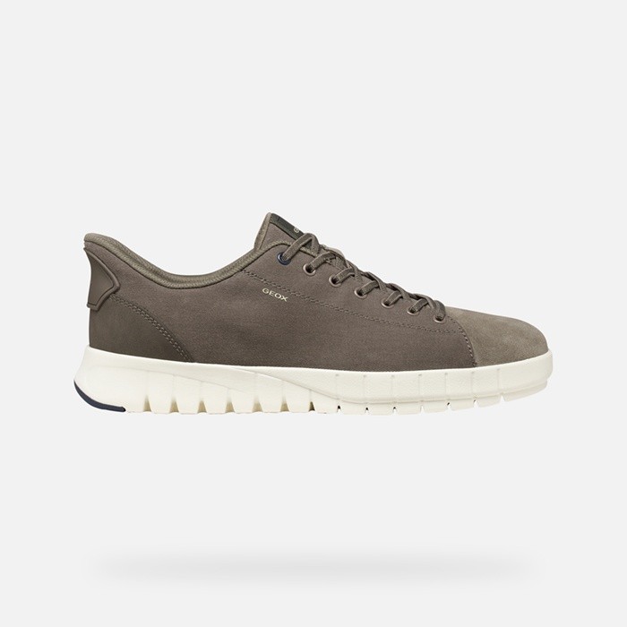 Baskets slip in FLEXTRIDE PLUS HOMME Taupe | GEOX