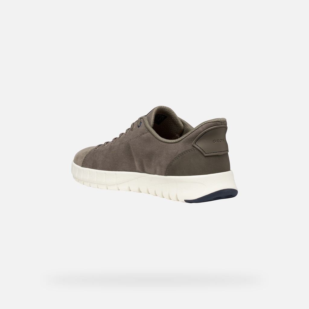 Baskets slip in FLEXTRIDE PLUS HOMME Taupe - image number 1 | GEOX
