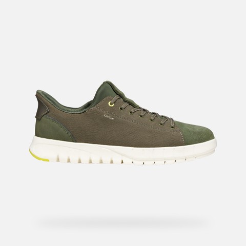Slip in sneakers FLEXTRIDE PLUS MAN Light Olive Green - image number 1 | GEOX