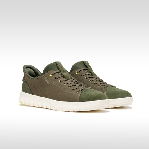 Sneaker slip in FLEXTRIDE PLUS UOMO Verde Oliva Chiaro - image number 2 | GEOX