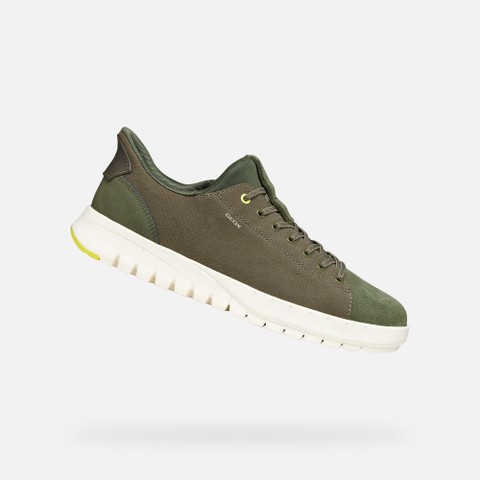 Slip in sneakers FLEXTRIDE PLUS MAN Light Olive Green | GEOX