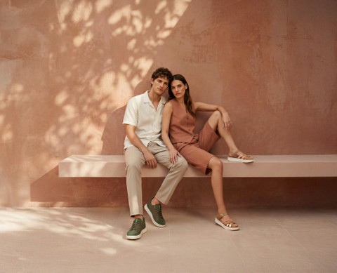 Baskets slip in FLEXTRIDE PLUS HOMME Vert Olive Clair - image number 4 | GEOX