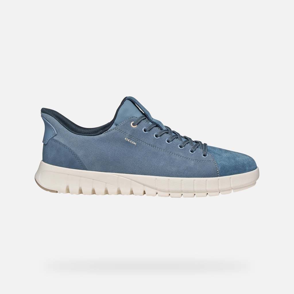 Slip in sneakers FLEXTRIDE PLUS MAN Jeans - image number 1 | GEOX