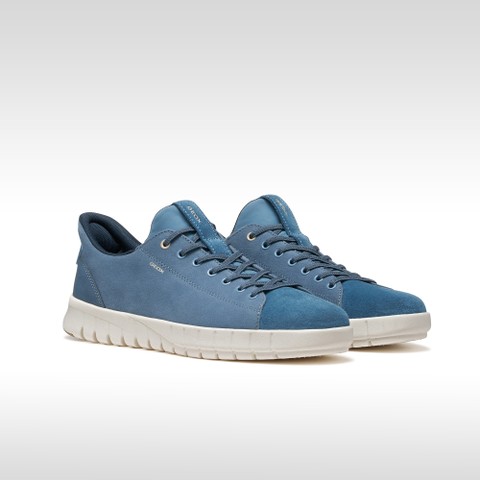 Sneaker slip in FLEXTRIDE PLUS UOMO Denim - image number 2 | GEOX