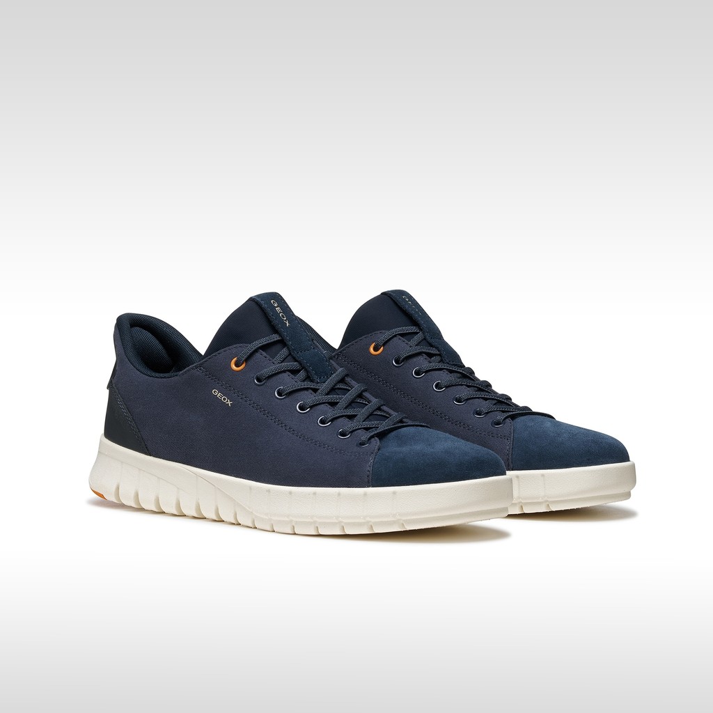 Slip in sneakers FLEXTRIDE PLUS MAN Navy - image number 8 | GEOX