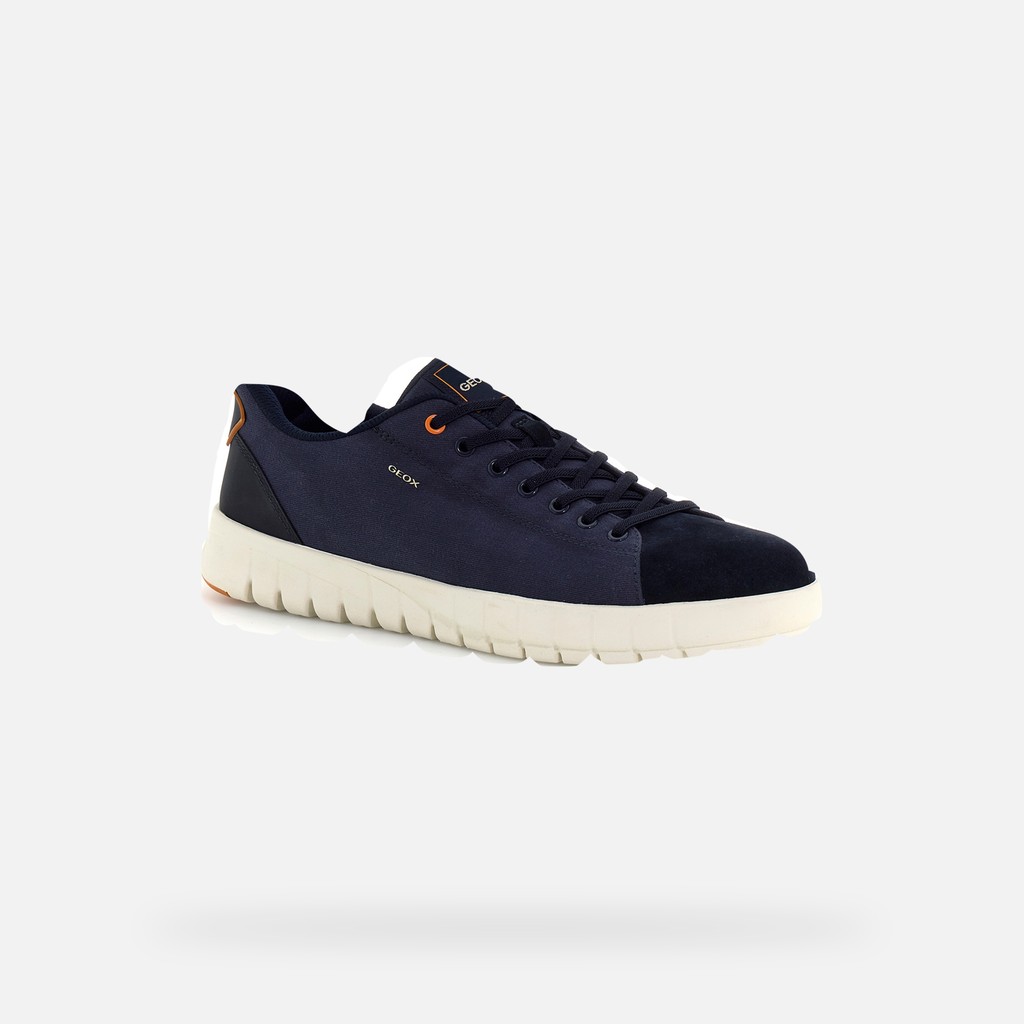 Slip in sneakers FLEXTRIDE PLUS MAN Navy - image number 2 | GEOX