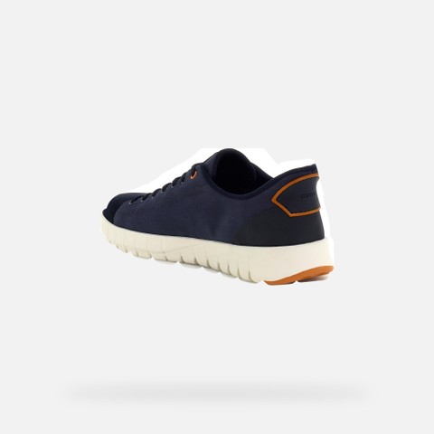 Slip in sneakers FLEXTRIDE PLUS MAN Navy - image number 3 | GEOX