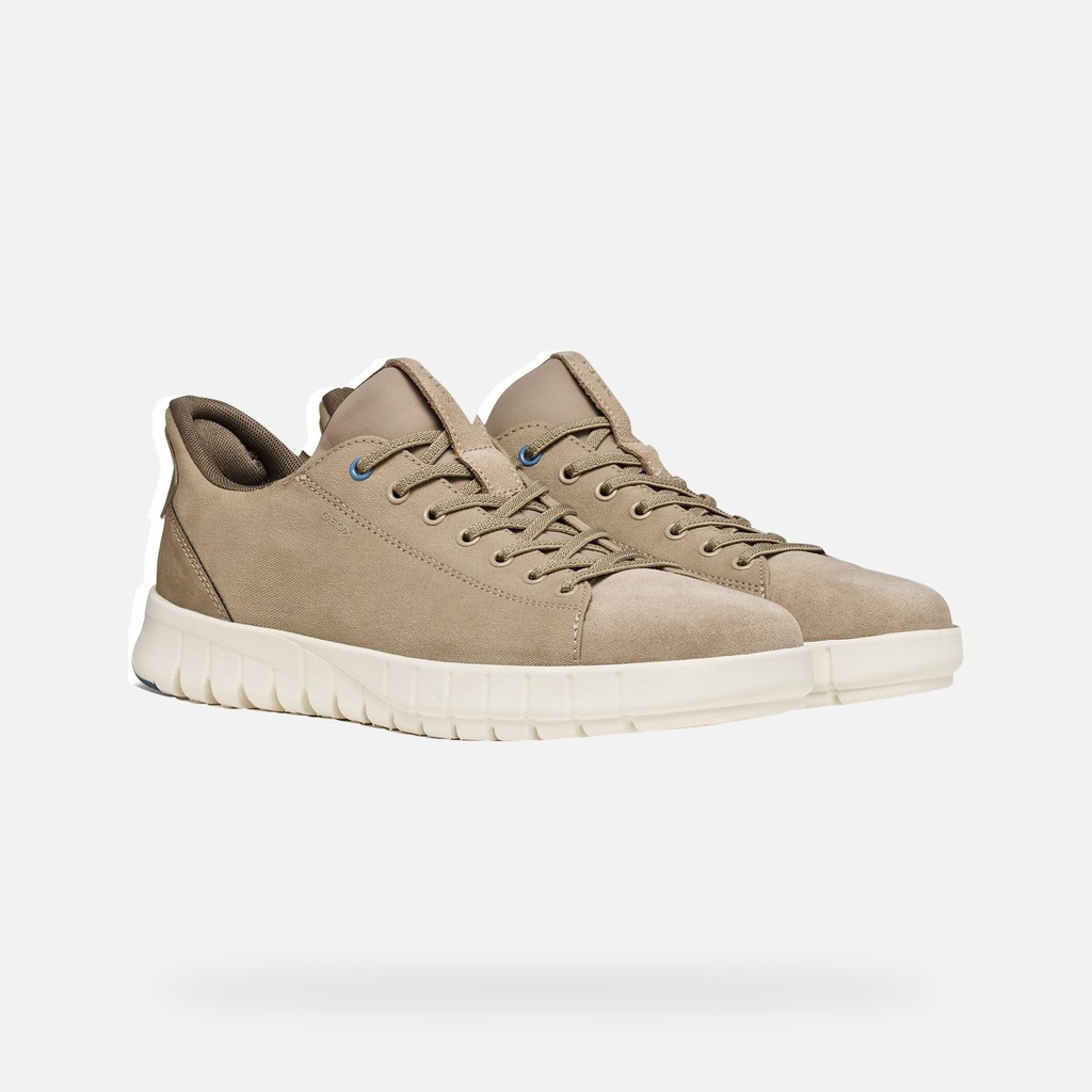Slip in sneakers FLEXTRIDE PLUS MAN Sand - image number 1 | GEOX