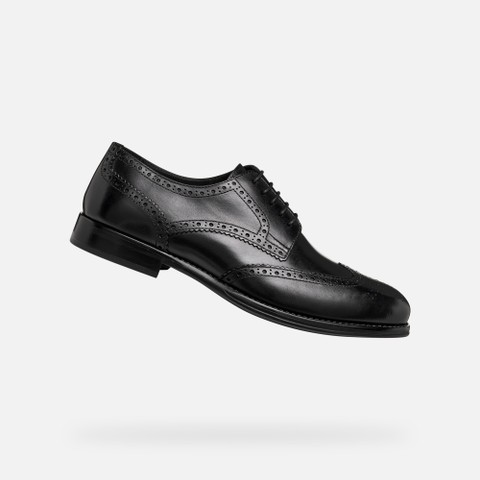 Leather shoes BARBERIGO MAN Black - image number 0 | GEOX