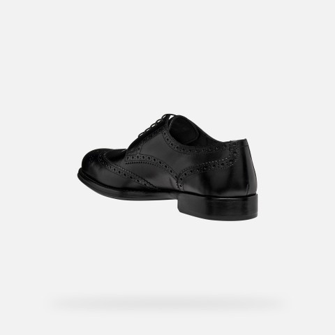 Leather shoes BARBERIGO MAN Black - image number 3 | GEOX