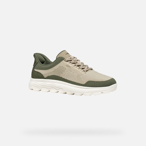 Slip in sneakers SPHERICA PLUS MAN Olive/Sand - image number 2 | GEOX