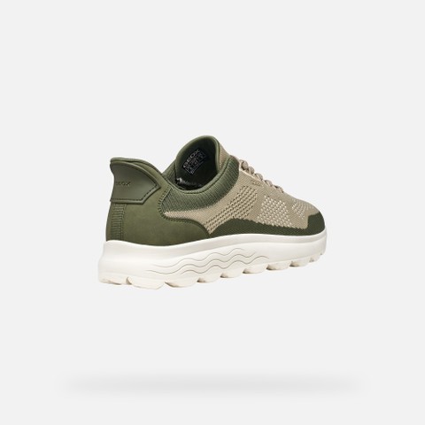 Slip in sneakers SPHERICA PLUS MAN Olive/Sand - image number 4 | GEOX