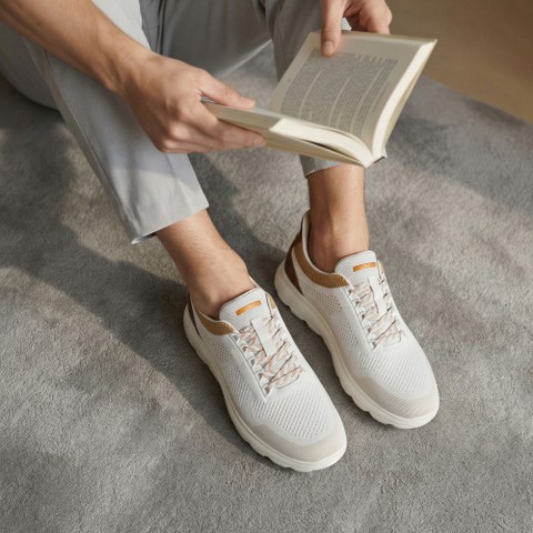 Sneaker slip in SPHERICA PLUS UOMO Bianco latte/Marrone - image number 1 | GEOX