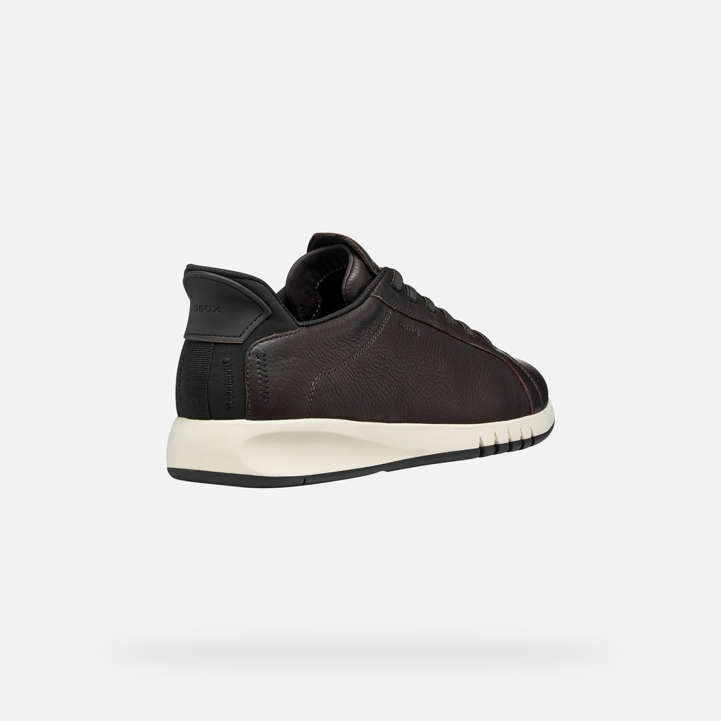 Slip in sneakers AERANTIS PLUS MAN Coffee - image number 4 | GEOX