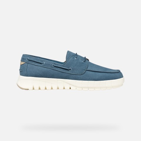 Mocassins bateau FLEXTRIDE HOMME Denim - image number 1 | GEOX