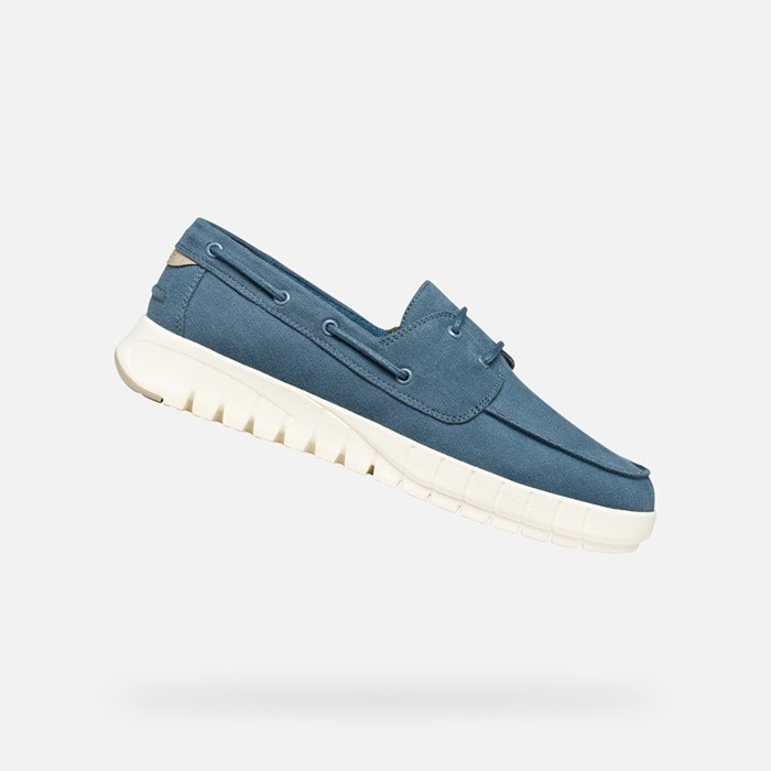 Mocassins bateau FLEXTRIDE HOMME Denim | GEOX