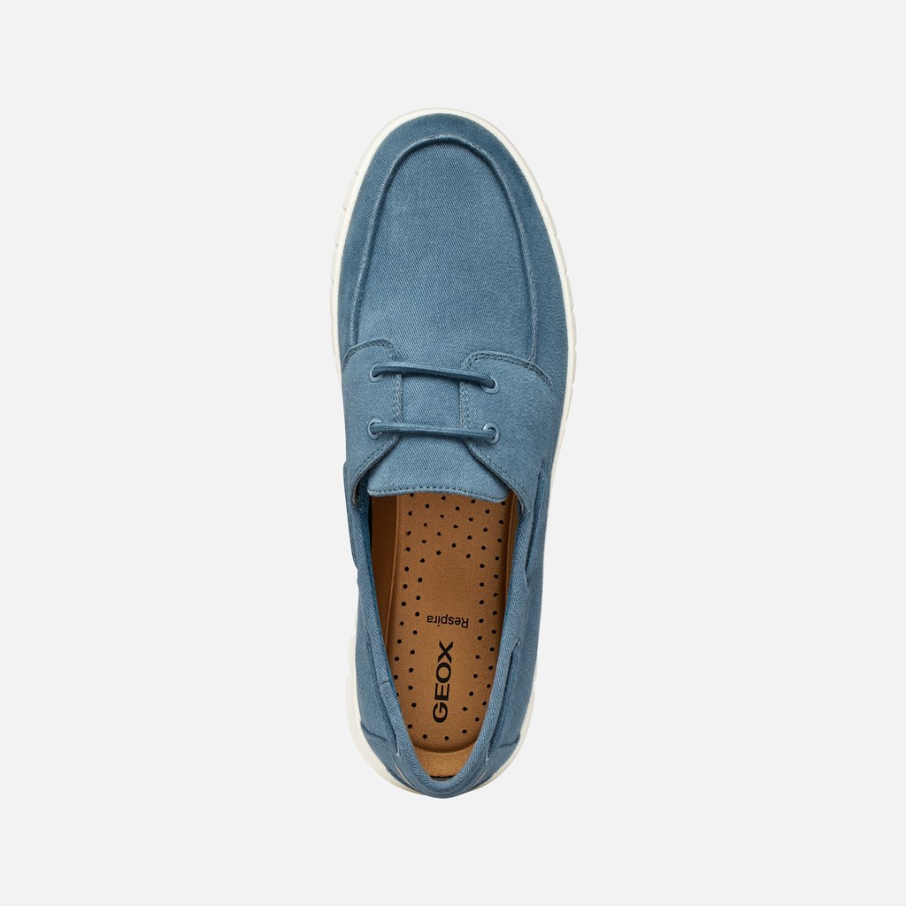 Mocassins bateau FLEXTRIDE HOMME Denim - image number 5 | GEOX
