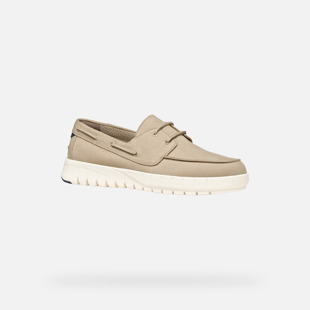 Mocassins bateau FLEXTRIDE HOMME Beige - image number 2 | GEOX