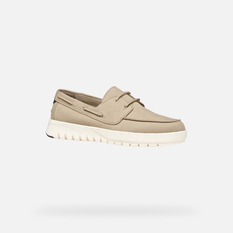 Mocassins bateau FLEXTRIDE HOMME Beige - image number 2 | GEOX