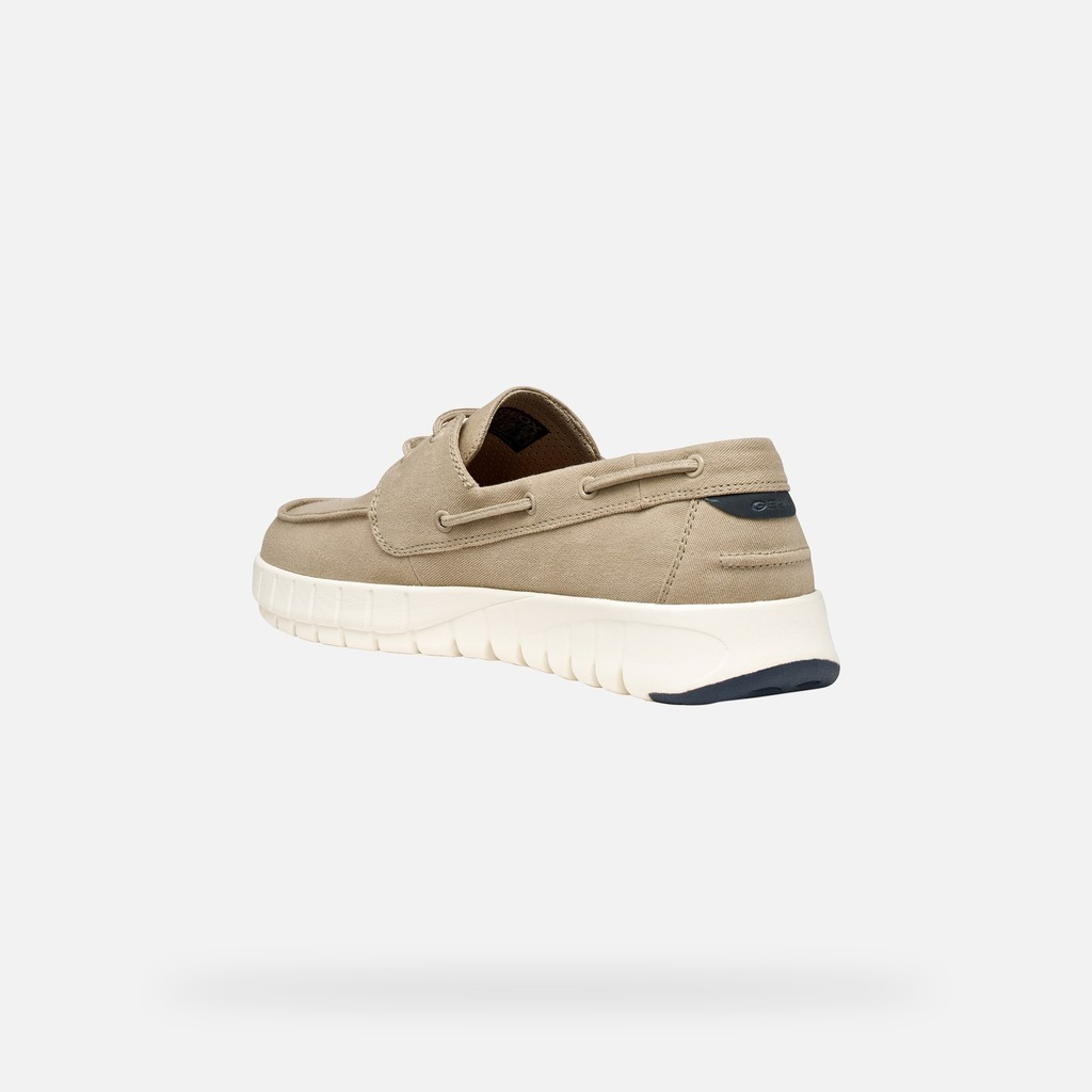 Mocassins bateau FLEXTRIDE HOMME Beige - image number 3 | GEOX