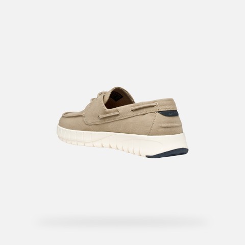 Mocassins bateau FLEXTRIDE HOMME Beige - image number 3 | GEOX