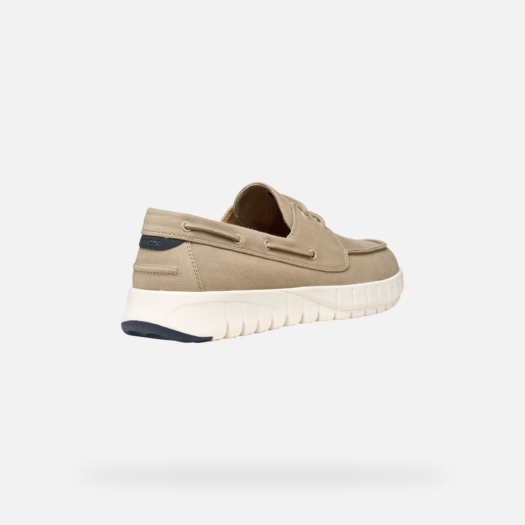 Mocassins bateau FLEXTRIDE HOMME Beige - image number 4 | GEOX