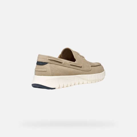 Mocassins bateau FLEXTRIDE HOMME Beige - image number 4 | GEOX