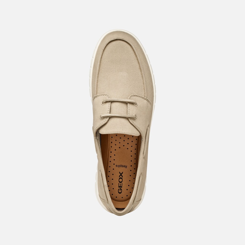 Mocassins bateau FLEXTRIDE HOMME Beige - image number 5 | GEOX