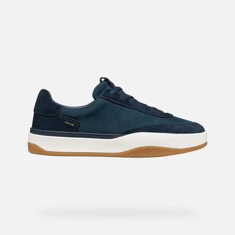 Leather sneakers DYNAMIA MAN Navy - image number 1 | GEOX