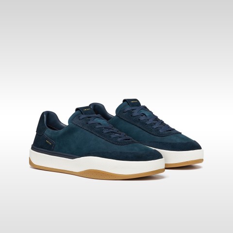 Leather sneakers DYNAMIA MAN Navy - image number 7 | GEOX