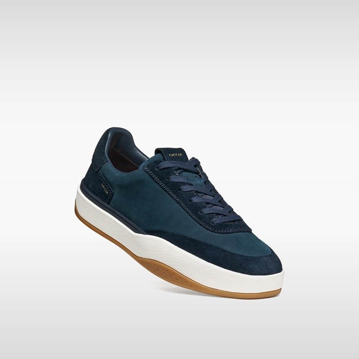 Leather sneakers DYNAMIA MAN Navy | GEOX