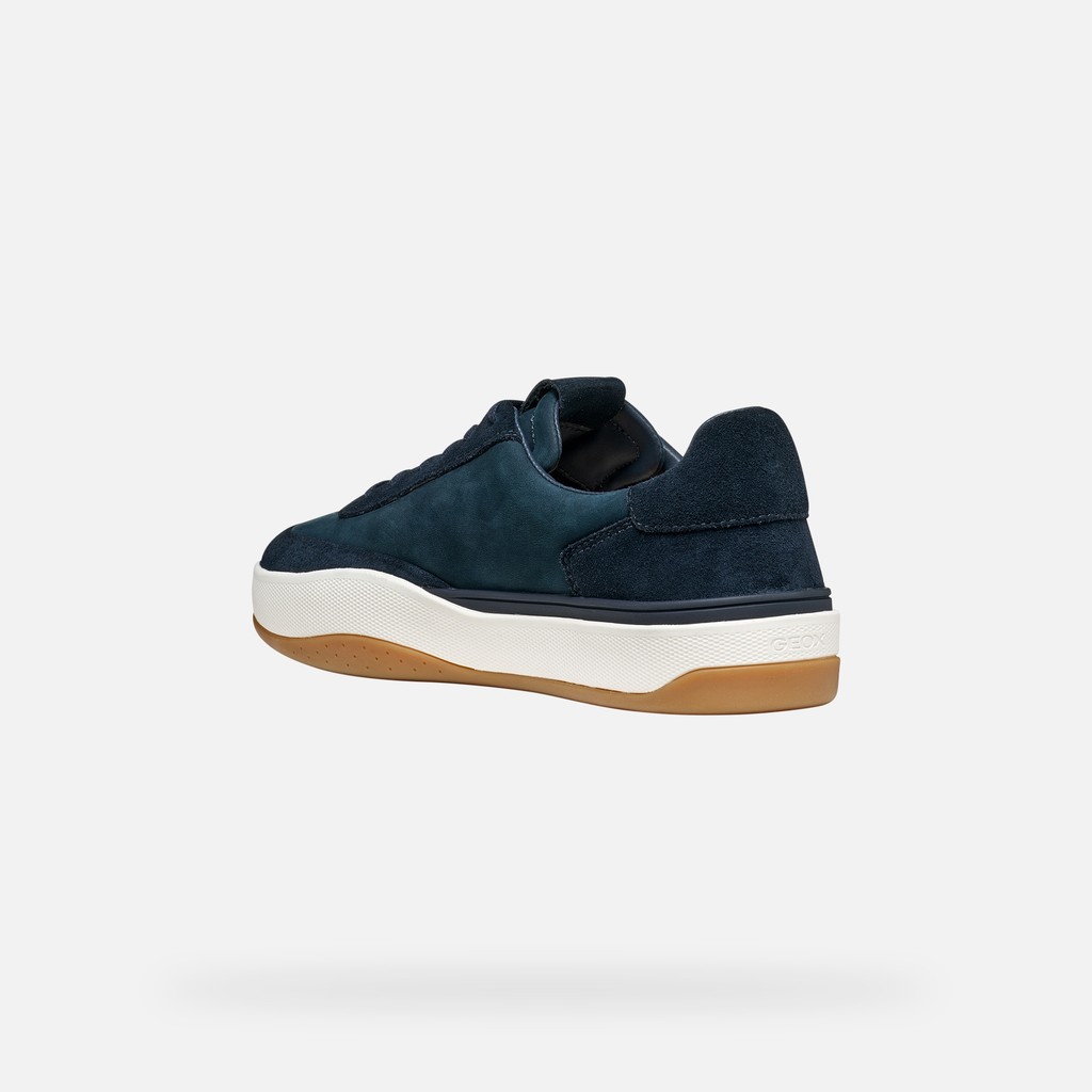 Leather sneakers DYNAMIA MAN Navy - image number 3 | GEOX