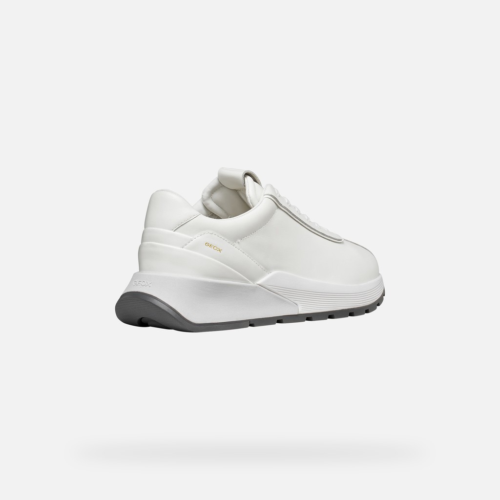 Low top sneakers METROPOLI MAN White - image number 4 | GEOX