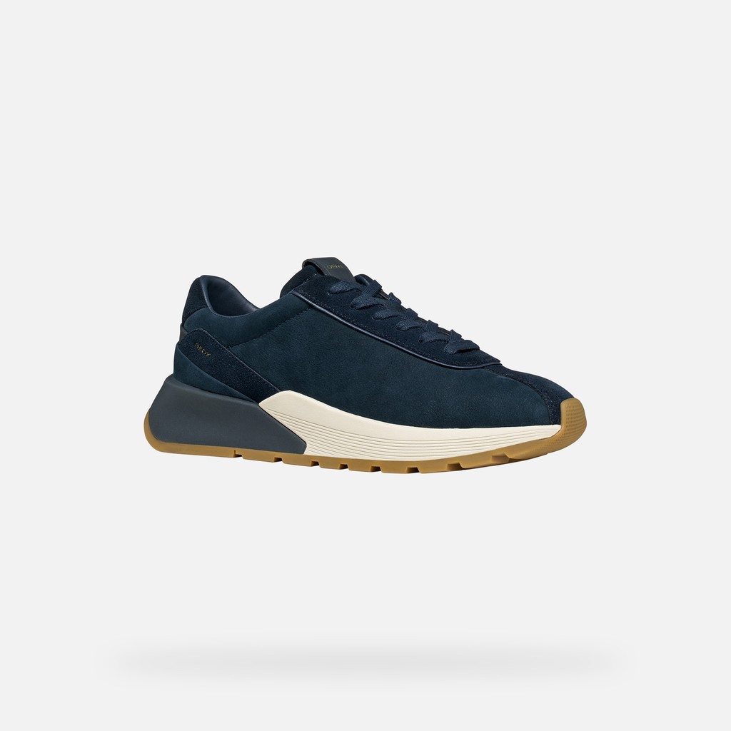 Low top sneakers METROPOLI MAN Navy - image number 2 | GEOX
