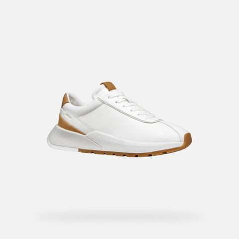 Low top sneakers METROPOLI MAN White/Natural - image number 2 | GEOX