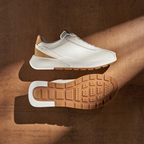 Baskets basse METROPOLI HOMME Blanc/Cuir - image number 6 | GEOX