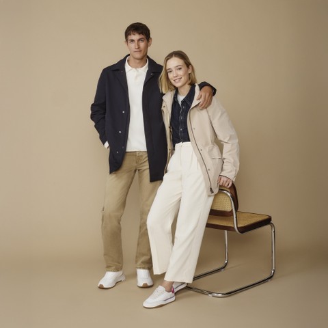 Baskets basse METROPOLI HOMME Blanc/Cuir - image number 14 | GEOX