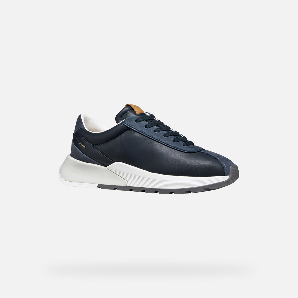 Low top sneakers METROPOLI MAN Navy/Dark Avio - image number 2 | GEOX