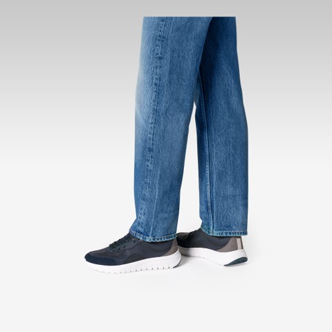 Low top sneakers FLEXTRIDE R MAN Navy - image number 1 | GEOX