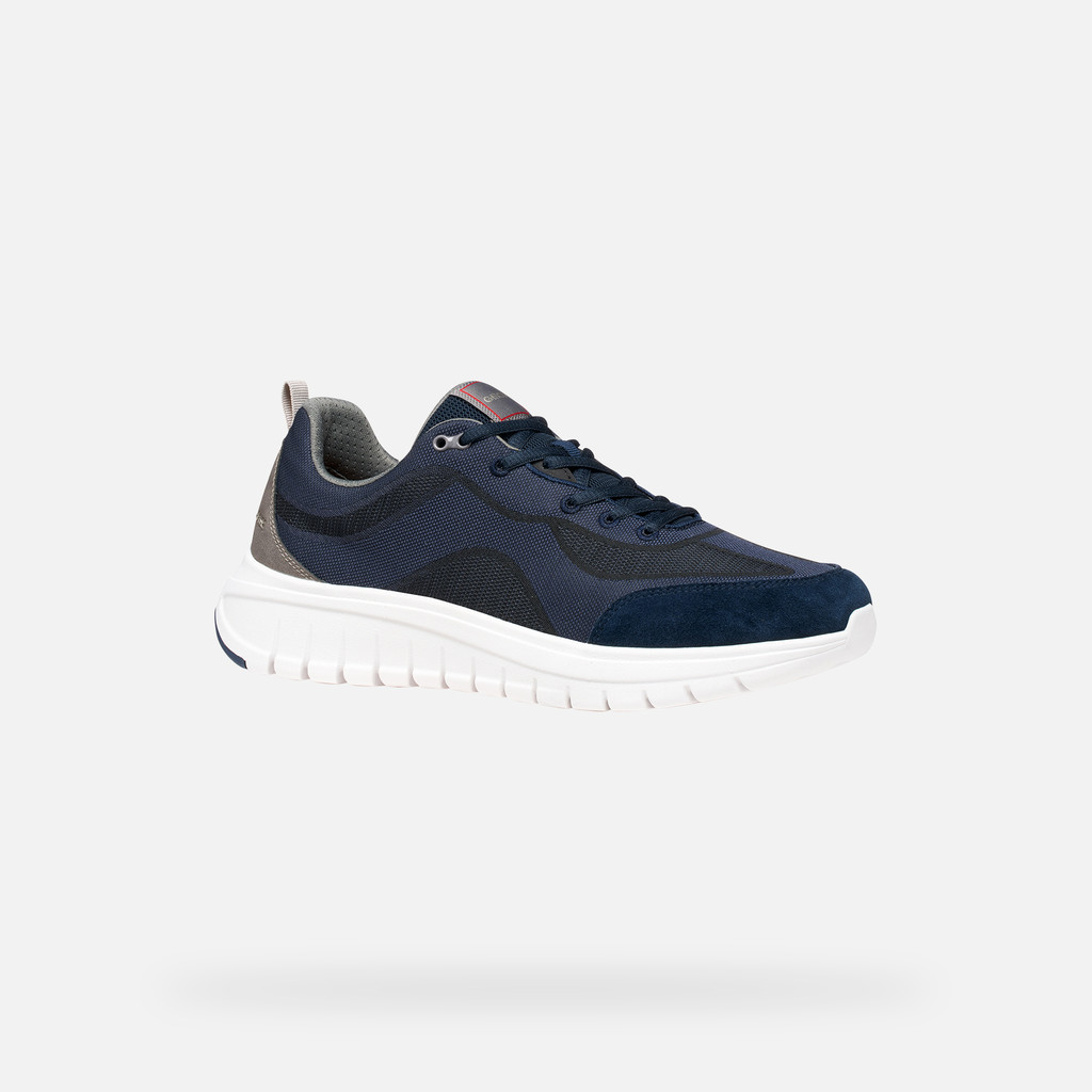 Low top sneakers FLEXTRIDE R MAN Navy - image number 2 | GEOX