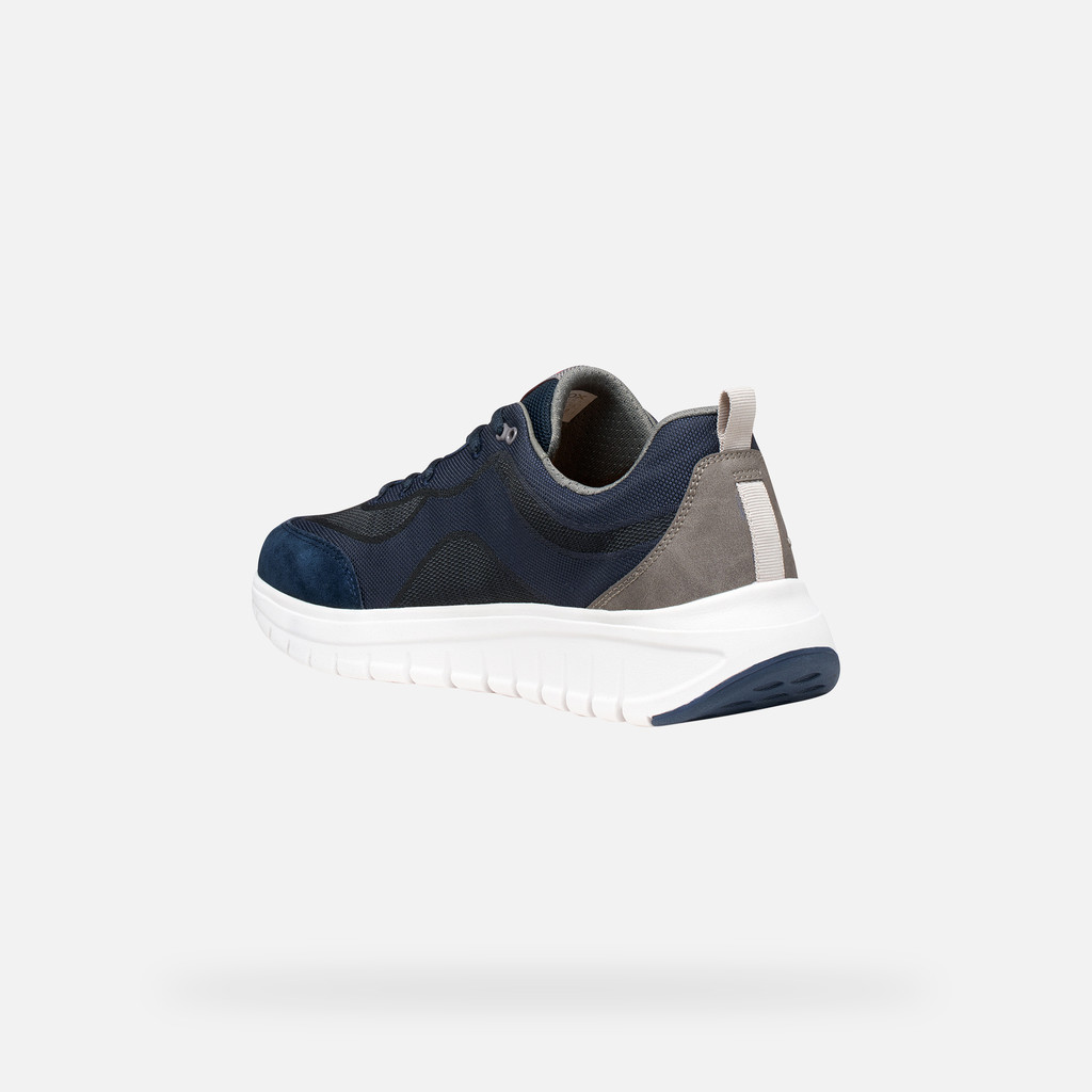 Low top sneakers FLEXTRIDE R MAN Navy - image number 3 | GEOX