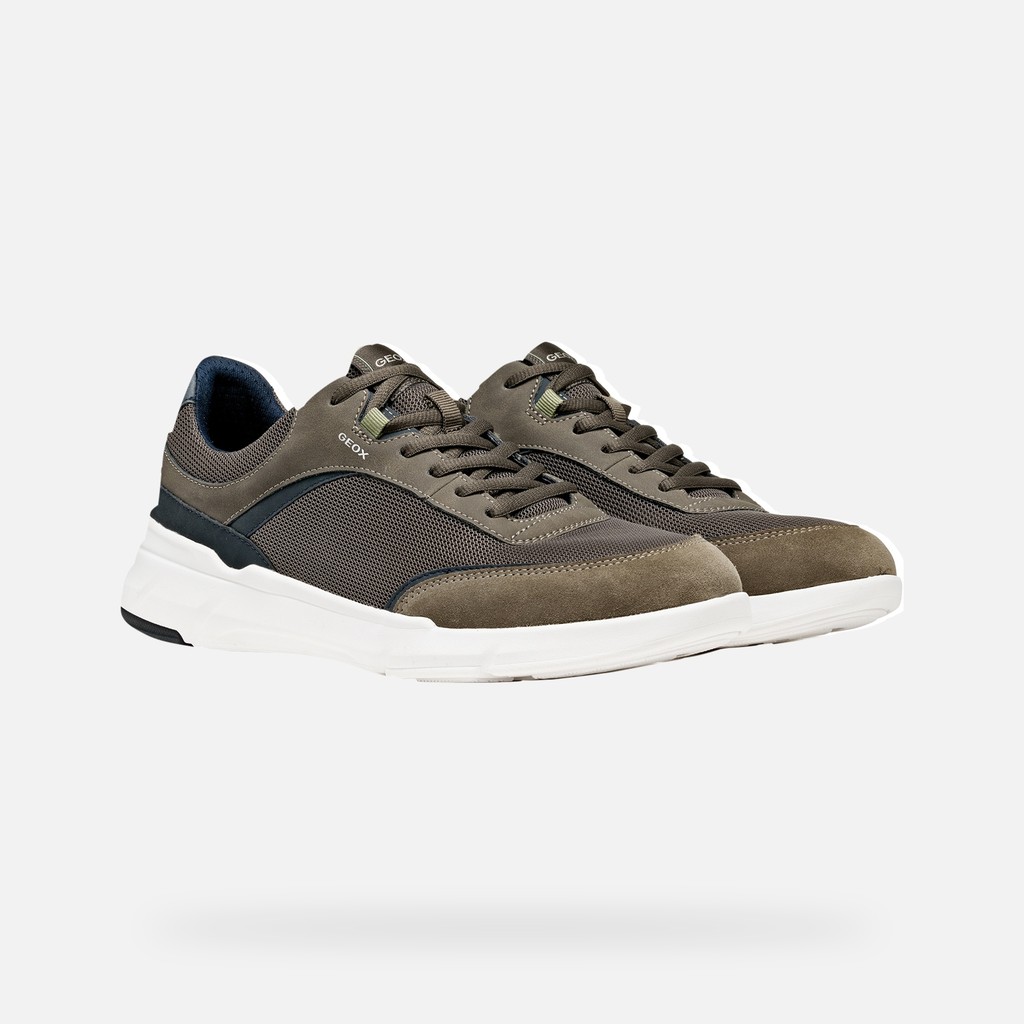 Low top sneakers VITTOUR MAN Dove grey - image number 7 | GEOX