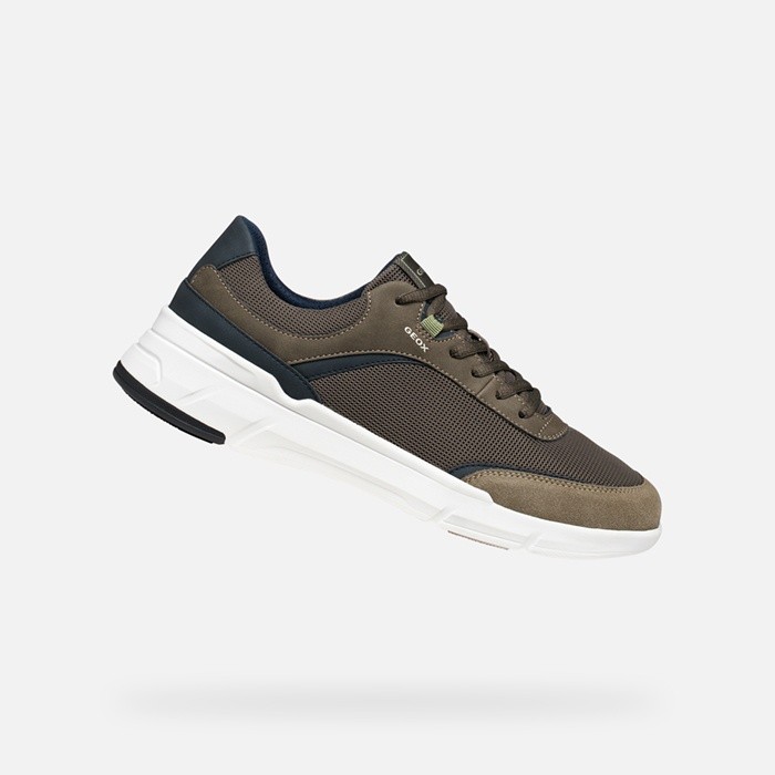 Low top sneakers VITTOUR MAN Dove grey | GEOX