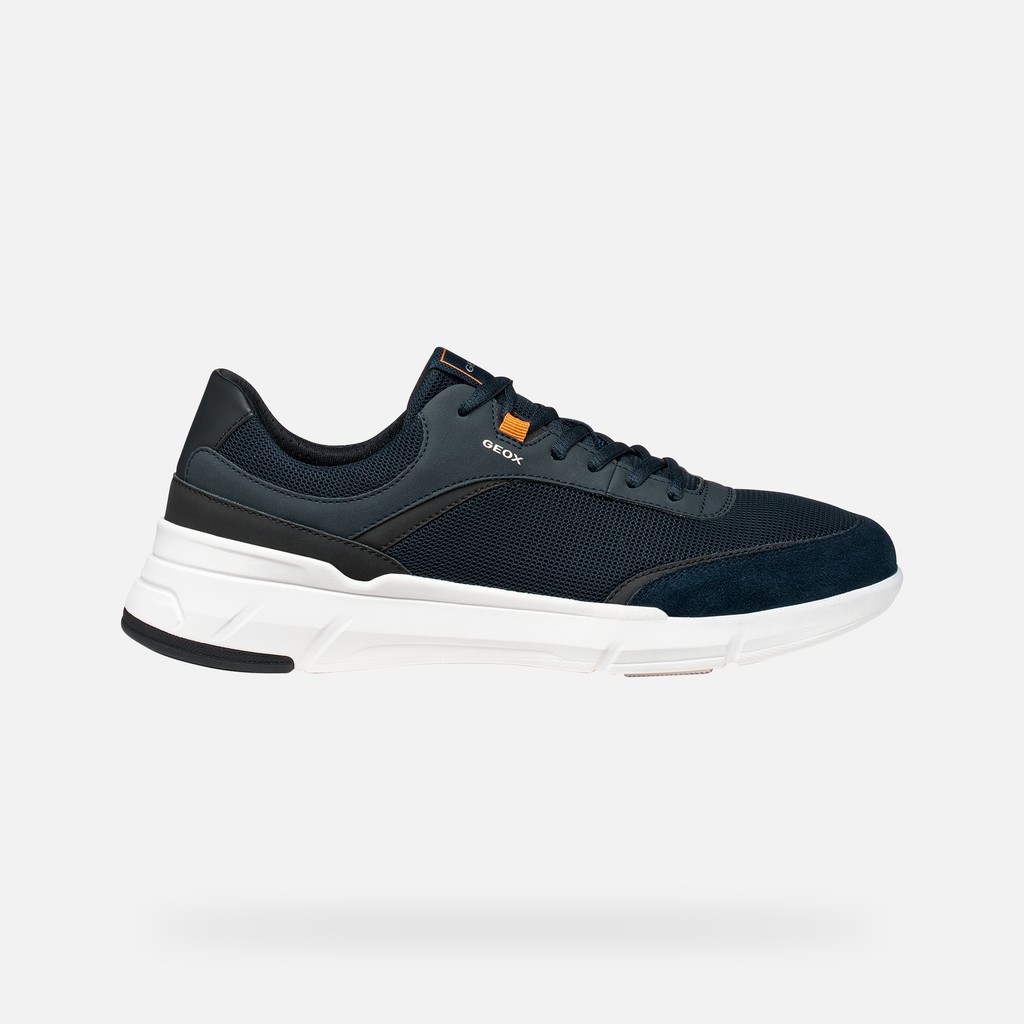 Low top sneakers VITTOUR MAN Navy - image number 1 | GEOX