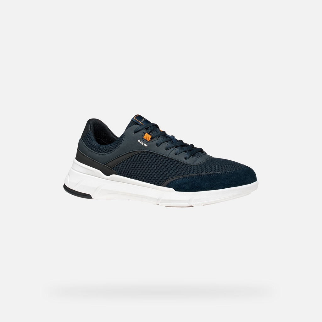Low top sneakers VITTOUR MAN Navy - image number 2 | GEOX