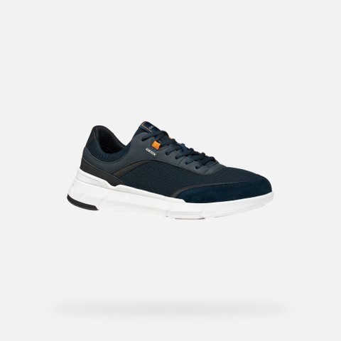 Low top sneakers VITTOUR MAN Navy - image number 2 | GEOX