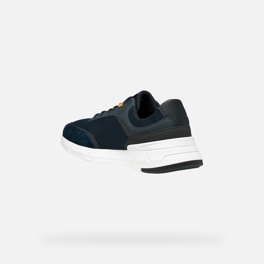 Low top sneakers VITTOUR MAN Navy - image number 3 | GEOX
