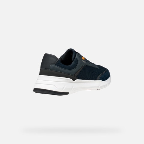Low top sneakers VITTOUR MAN Navy - image number 4 | GEOX
