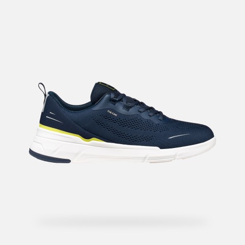 Low top sneakers VITTOUR MAN Navy - image number 1 | GEOX