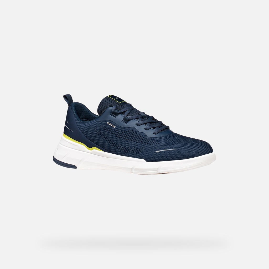 Low top sneakers VITTOUR MAN Navy - image number 2 | GEOX
